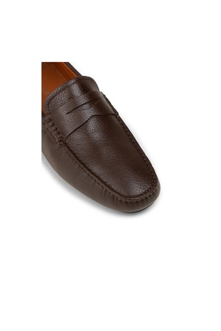 Deery Erkek Kahverengi Hakiki Deri Penny Loafer - E0920mkhvc02