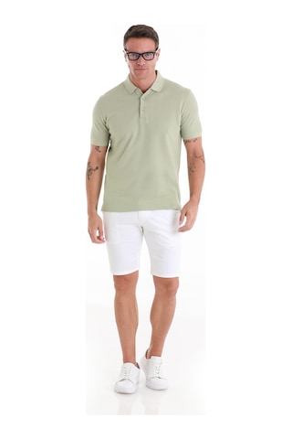 Hatemoğlu Yeşil Regular Fit Düz Merserize Polo Yaka 100% Pamuk Tişört 35362024c020 16-0110tpx Yeşil