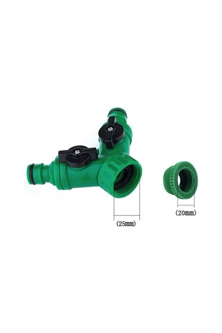 Xindoker "y Şekilli Çift Çıkışlı Bahçe Hortumu Bağlantısı - Donmaya Dayanıklı Abs Plastik" Mavi