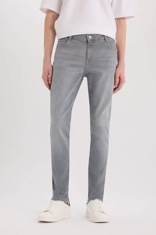DeFacto Pedro Slim Fit Dar Paça Jean Pantolon D9782AX25SPNM18 Gri
