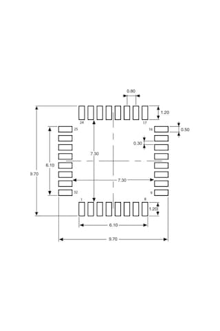 Stm32l051k6t6 32 Bit 32mhz Mikrodenetleyici Lqfp32