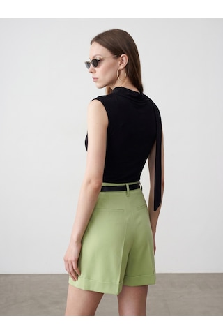 Dilvin 32897 Şal Yaka Degaje Top-siyah