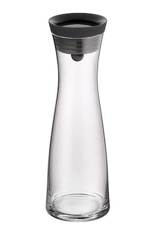 Wmf Basic Cam Su Sürahisi, 1 L, Kapaklı, Silikon Kapaklı, Akıllı Kapak Teknolojisi, Siyah Sku: Smg8690010525918
