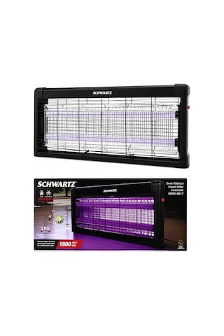 Sinek Öldürücü Cız Cihazı Makine 2pcs Led Floresan 100m2 Etkili 1800v 54x23.5cm Swık-9617 5468