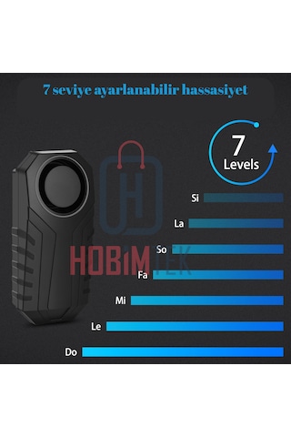 Ht-53 Motosiklet Bisiklet Alarmı Uzaktan Kumandalı 113db Su Geçir