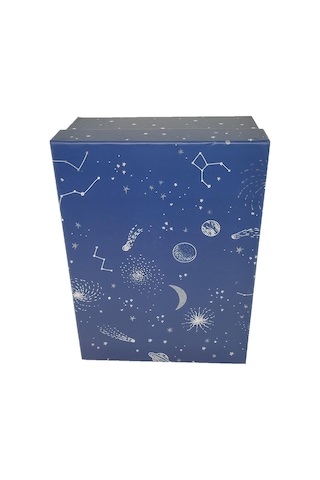 Gıpta Cosmıc Dikdörtgen Hediyelik Boş Kutu No:4 - 19cmx26cmx11cm