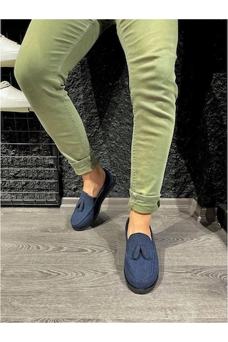 Knack Loafer Erkek Ayakkabı 007 Mavi (539903290) Çok Renkli