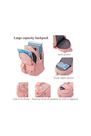 Didadodo Su Geçirmez Kadın Laptop Çantası - Hafif Nylon, Yan Cepli, Omuz Destekli 32x23x46cm, Çok Renkli Pratik Kullanım, Su Geçirmez设计 Çok Renkli