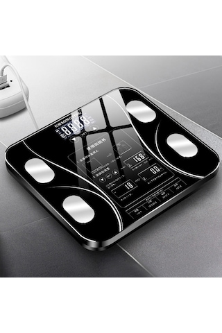 Sones Lcd Ekran Gövde Elektronik Akıllı Tartı Terazileri Banyo Terazisi Dijital İnsan Ağırlık Terazileri