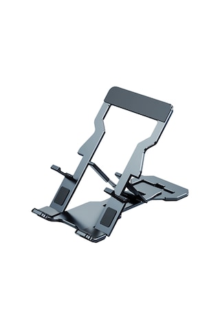 Geeksen Gri T612 Çift Kullanimlı Telefon Ve Tablet Ayakçagi - Katlanabilir, Taşınabilir, Şarj Portu İle Oynayınken İzleyin