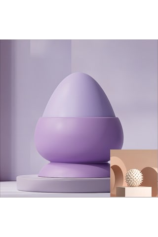 Springsun Silikon Toplu Masaj Aleti: Süction Cup Dizaynlı Omuz-üst-bel Gerginlikleri İçin Yoga Ve Egzersiz Sonrası Rahatlatıcı Mor Kutulu + Kirpi Desenli Çok Renkli