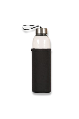 500 Ml Cam Matara Koyu Siyah