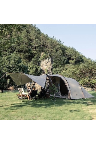 Naturehike Cloud Vessel 4-6 Kişilik Açılabilir Tünel Çadır Bej