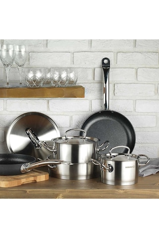 Korkmaz A1191 Proline Paella Satin 20 CM Çift Saplı Tava