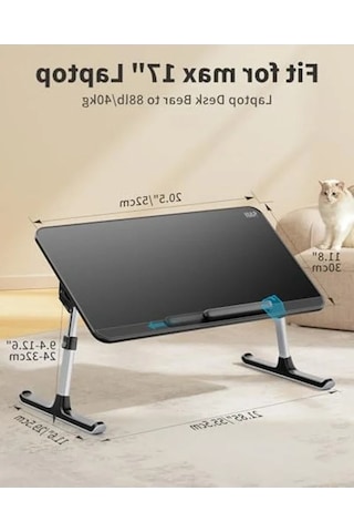 Ayarlanabilir Laptop Standı, Ergonomik Tasarım, 17 İnç Uyumlu