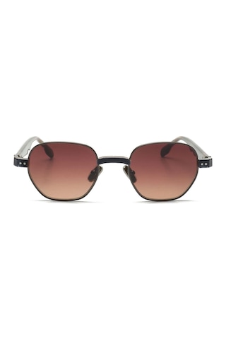 Kilian Lago C4 50 Unisex Geometrik Siyah Kombine Güneş Gözlüğü Siyah