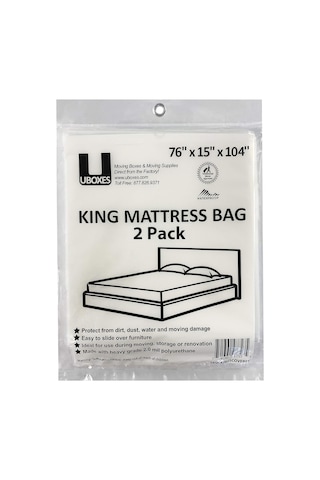 King Yatak Poli Kılıfları, 76 X 15 X 104 İnç, 2'li Paket Genel