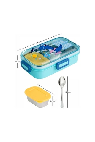 Akıllıelma-lunch Box Beslenme Kabı Çelik İthal Enjoy Yeşil K.2537 92553 0237 Yeşil