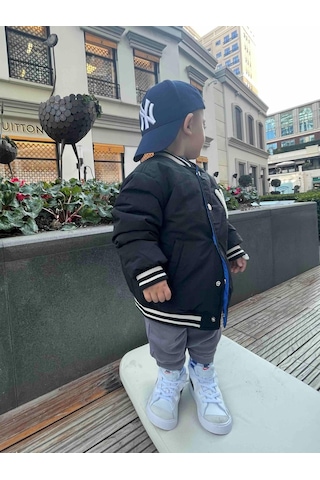 Takı Dükkanı Garson Boy 1 Siyah 1 Beyaz 1 Lacivert Çocuk Şapka 3 Adet Cp215