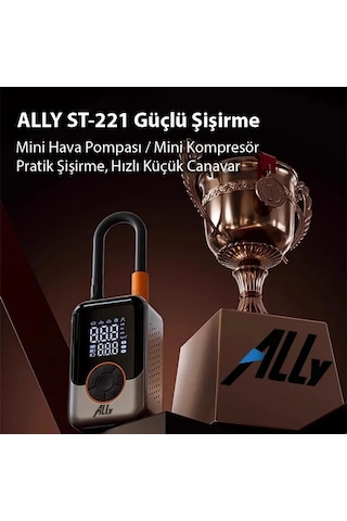 Ally St-221d Pro Akıllı Hava Kompresörü Araç Kablosuz Hava Pompası- 5775 1