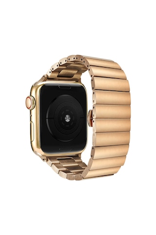 Watch Ultra 49mm Kordon Uyumlu Krd-41 Metal Strap Kayış Mkst- Gümüş