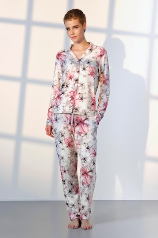 Doreanse Kadın Çiçek Desenli Gömlek T-shirt Pijama Takımı 25k4031-standart Çok Renkli