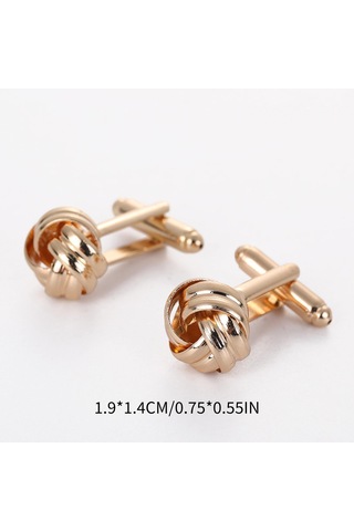 Homyl Parti Takım Elbise İş Düğünü Için 2 Parça Düğüm Altın