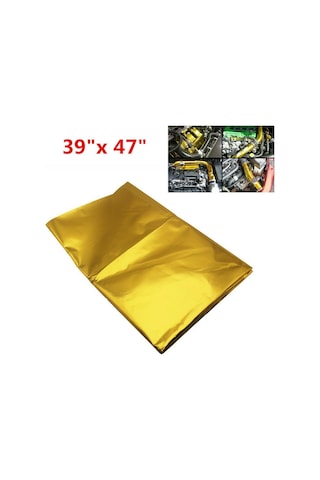 Suntek Araba Yapıştırıcı Termal Egzoz Altın 39 x 47 Inç