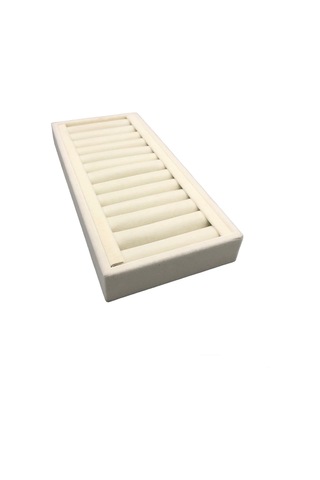 Yerli Üretim Süet Kumaş Krem Renk 25 Cm / 11,5 Cm Kelepçe-bilekli Krem