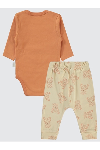Civil Baby Erkek Bebek 3'lü Takım 6-18 Ay Tarçın Tarçın