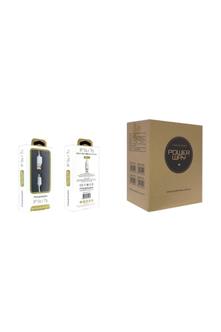 Powerway SM-03 Micro Usb 1 Metre Şarj Data Düz Kablo