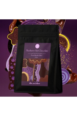 Mim And More Yaban Mersinli Sıcak Çikolata Blueberry Hot Chocolate 200 G