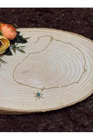 Kuzey Yıldızı Kolye Mavi