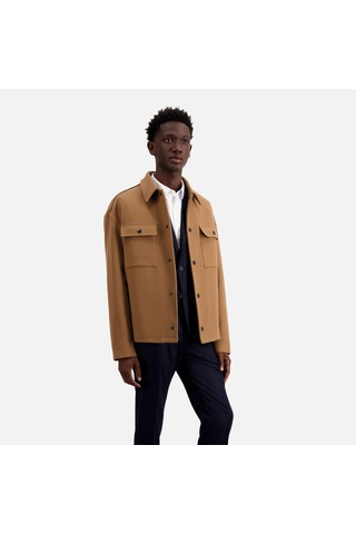 The Kooples Erkek Yün Karışımlı Kahverengi Ceket
