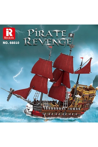 Reobrix 66010 Korsan Gemisi Yaratıcı Yapı Blok Seti Building Blocks Pirate Revenge - The Pirates - 2776 Parça