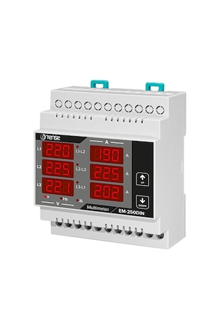 Tense Em-250dın ,ray/dın 3-faz 250a Multimetre