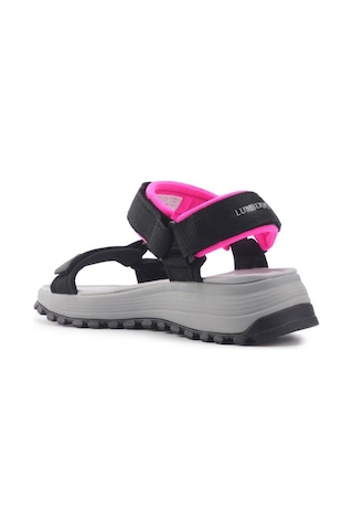 Lumberjack Lıly 4fx Siyah Comfort Casual Günlük Spor Sandalet Siyah