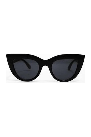 Mobgift Cat Eye Oval Güneş Gözlüğü Siyah