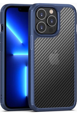 Apple Uyumlu iPhone 13 Pro Kılıf Zore Inoks Kapak-Siyah