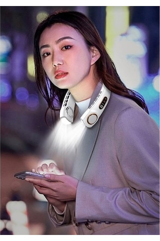 Taşınabilir Boyun Askılı Fan Usb El Tipi 2198 Beyaz