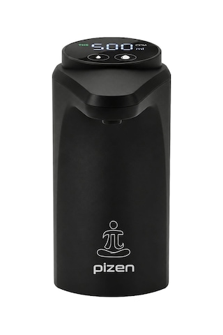 Pizen Flow Şarjlı Otomatik Damacana Su Pompası Tds Ölçer 250ml 500ml 1l 2l Ölçü Özellikli Siyah