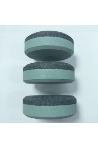 Geeksen Çift Taraflı 120-240 Kum Bileme Taşı - Balta, Satır Ve Bıçaklar İçin 3.75 İnç Karborundum