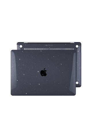 NovStrap Apple Uyumlu MacBook Pro 2023 16 inç M2 Pro/Max A2780 ile Parlak Simli Kılıf Sert Glitter