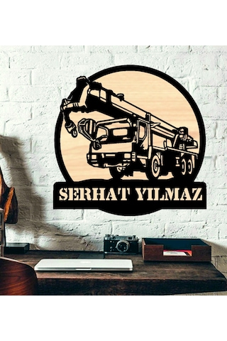 Vinç Kurtarıcı Ahşap Duvar tablo