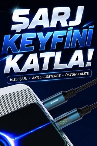 Özel Seri Şarj Kablosu Type-c To Type-c 60w U22 Siyah Enerji Aksesuar Telefon