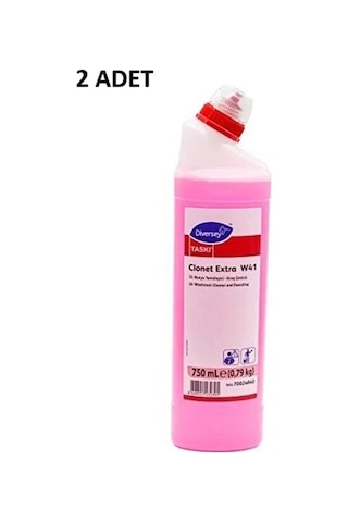Taski Diversey 2 Li X 750 Ml Clonet Extra W41 Banyo Temizleyici - Kireç Çözücü 2'li Set