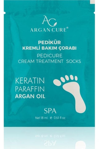 Argan Cure Kremli Pedikür Bakım Çorabı 24 Çift
