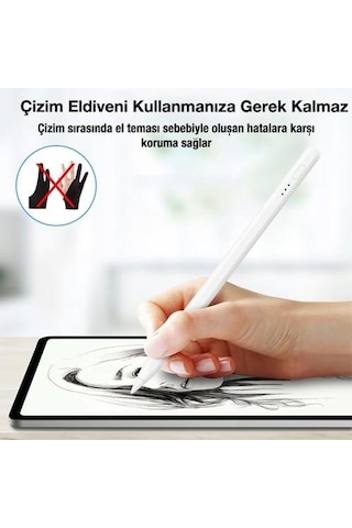 Polham Pencil 2. Nesil Kapasitif Stylus Kalem, Aktif Versiyon İphone, iPad Uyumlu Dokunmatik Kalem