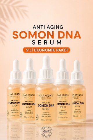 Somon Dna Serum 5'li Ekonomik Paket 5x30 Ml Somon Dna Serum 5'li Ekonomik Paket 5x30 Ml