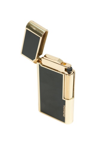 Parmida Soft Flame Siyah Gold Metal Puro Çakmağı - Tr9476